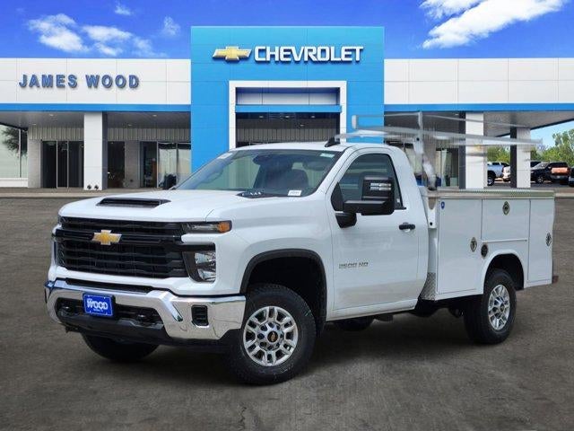 2026 Chevrolet Silverado 2500 HD WT in Summit White — front three-quarter view