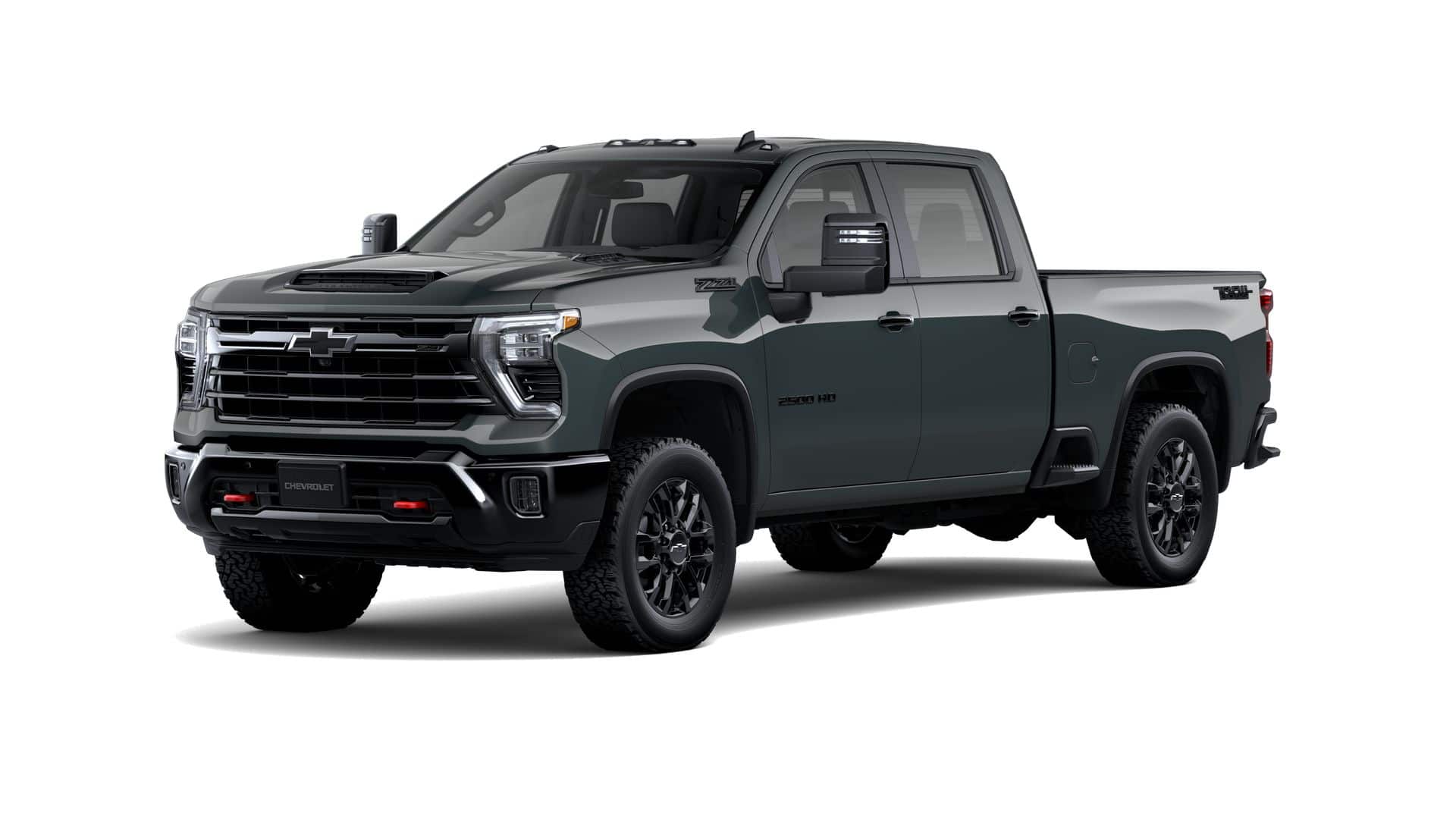 2026 Chevrolet Silverado 2500 HD LT in Cypress Gray — front three-quarter view