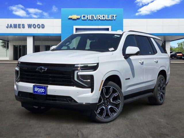 2026 Chevrolet Tahoe RST in Summit White — front three-quarter view