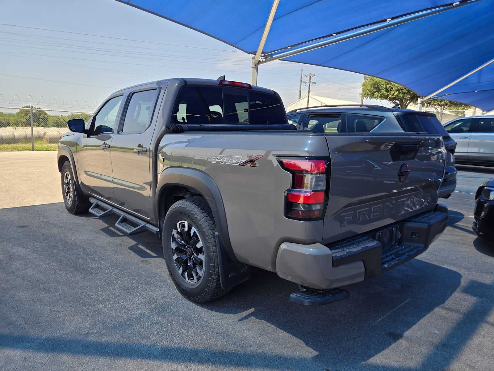 2022 Nissan Frontier — rear three-quarter view