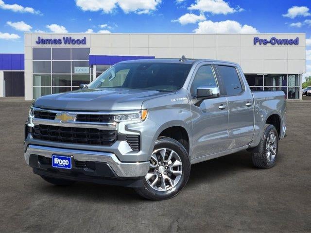 2023 Chevrolet Silverado 1500 LT in Sterling Gray Metallic — front three-quarter view