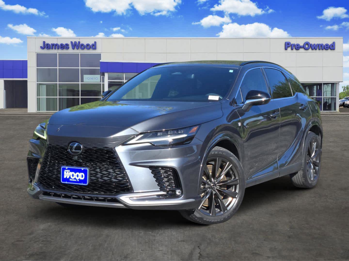 2024 Lexus RX 350 F SPORT Handling in Gray — front three-quarter view