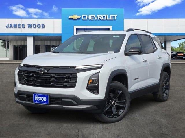 2026 Chevrolet Equinox LT in Summit White — front three-quarter view